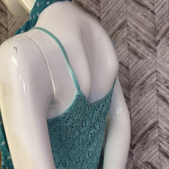 Design lab, Lord and Taylor Spaghetti strap lace dress​​​, size large - Picture 10 of 10